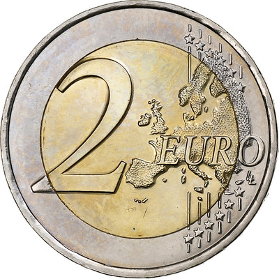 France, 
            
               2 Euro, 
            
               Pierre de Coubertin