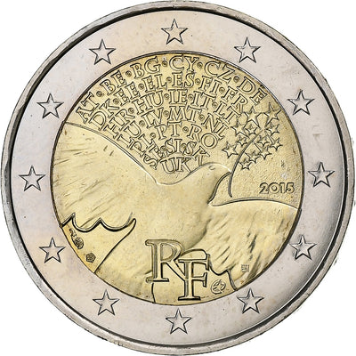 France, 
            
               2 Euro, 
            
               Peace