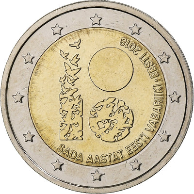 Estonie, 
            
               2 Euro, 
            
               Independence of Estonia