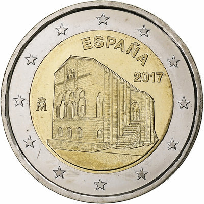 Espagne, 
            
               2 Euro, 
            
               Churches of the Kingdom of Asturias