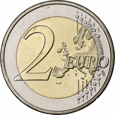 Luxembourg, 
            
               2 Euro, 
            
               Henri I Accession