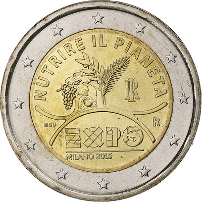 Italie, 
            
               2 Euro, 
            
               Expo Milano 2015