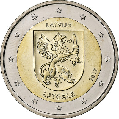 Lituanie, 
            
               2 Euro, 
            
               Latgale