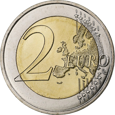 France, 
            
               Berlin Wall, 
            
               2 Euro