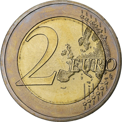 Allemagne, 
            
               2 Euro, 
            
               25 Years of German Unity