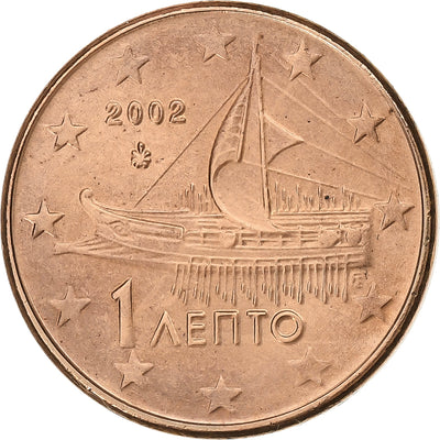 Grèce, 
            
               Euro Cent, 
            
               2002