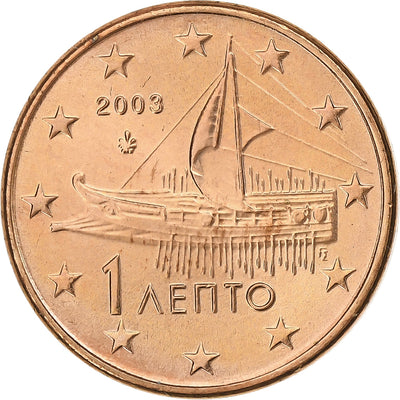 Grèce, 
            
               Euro Cent, 
            
               2003