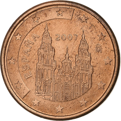 Espagne, 
            
               Euro Cent, 
            
               2007