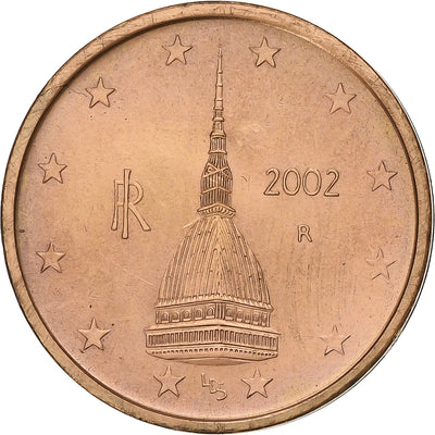 Italie, 
            
               2 Euro Cent, 
            
               2002