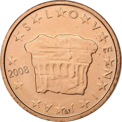 Slovénie, 
            
               2 Euro Cent, 
            
               2008