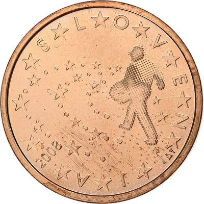 Slovénie, 
            
               5 Euro Cent, 
            
               2008