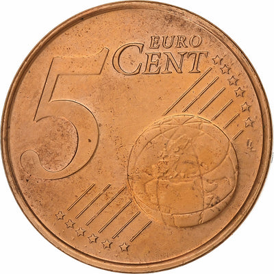 Pays-Bas, 
            
               5 Euro Cent, 
            
               1999