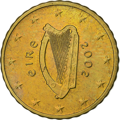 Irlande, 
            
               10 Euro Cent, 
            
               2002