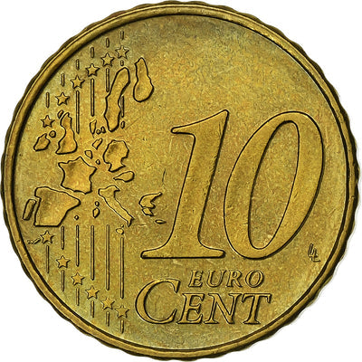 Pays-Bas, 
            
               10 Euro Cent, 
            
               2000