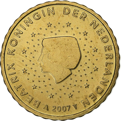 Pays-Bas, 
            
               10 Euro Cent, 
            
               2007