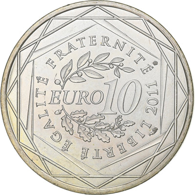 France, 
            
               10 Euro, 
            
               Euros des régions