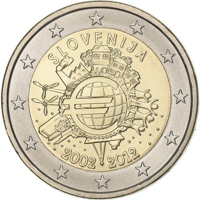 Slovénie, 
            
               2 Euro, 
            
               2012