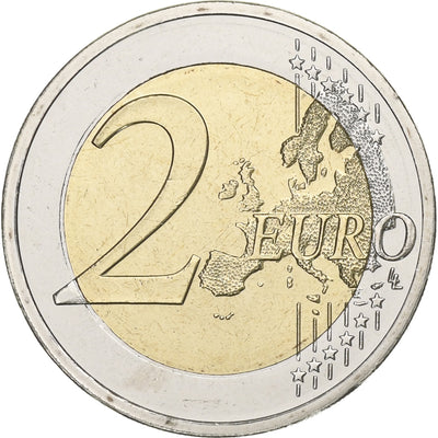 Grèce, 
            
               2 Euro, 
            
               30 ans   Drapeau européen