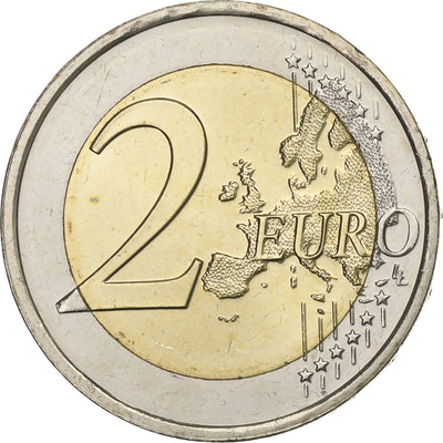 Malte, 
            
               2 Euro, 
            
               Drapeau européen