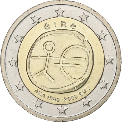 IRELAND REPUBLIC, 
            
               2 Euro, 
            
               10 ans de l'Euro