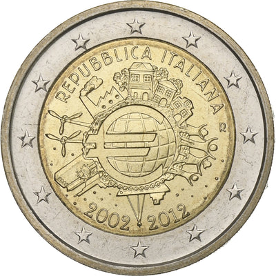 Italie, 
            
               2 Euro, 
            
               Eurocoinage