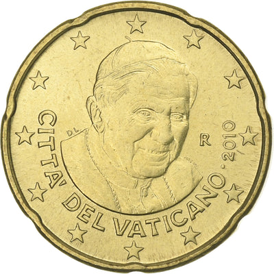 Cité du Vatican, 
            
               Benedict XVI, 
            
               20 Euro Cent