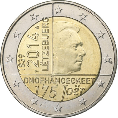 Luxembourg, 
            
               2 Euro, 
            
               175 Joer