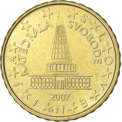 Slovénie, 
            
               10 Euro Cent, 
            
               2007