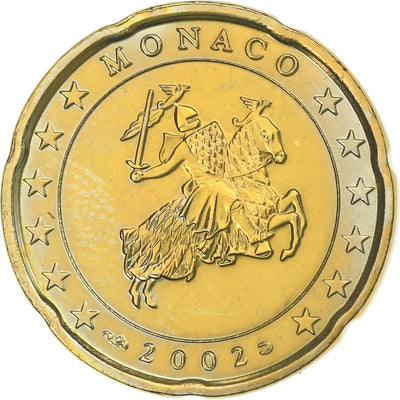 Monaco, 
            
               Rainier III, 
            
               20 Euro Cent