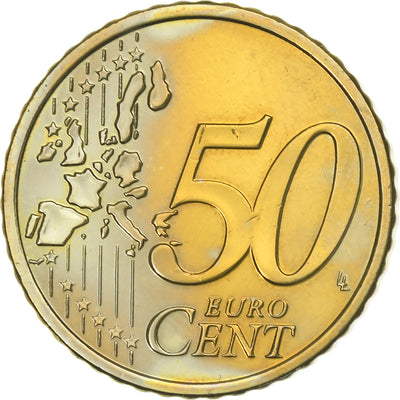 Finlande, 
            
               50 Euro Cent, 
            
               2001