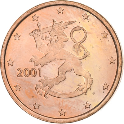 Finlande, 
            
               Euro Cent, 
            
               2001