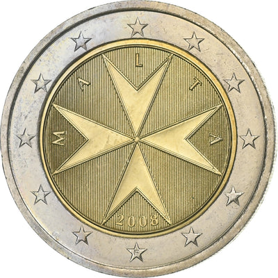 Malte, 
            
               2 Euro, 
            
               2008