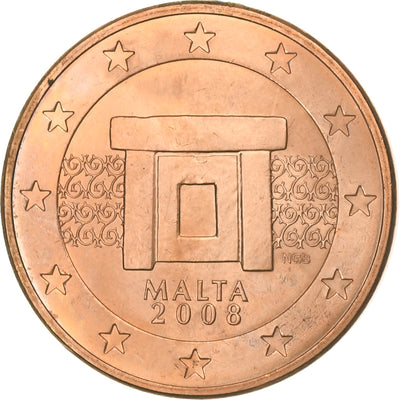 Malte, 
            
               5 Euro Cent, 
            
               2008