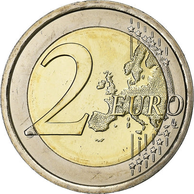 Slovénie, 
            
               2 Euro, 
            
               Drapeau européen