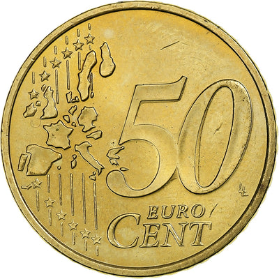 France, 
            
               Rainier III, 
            
               50 Euro Cent