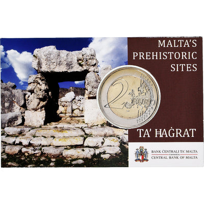 Malte, 
            
               2 Euro, 
            
               Ta' Hagrat temples