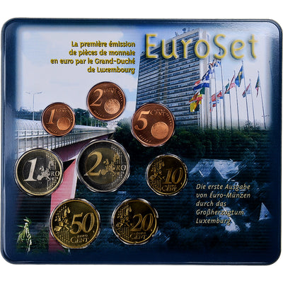 Luxembourg, 
            
               Set 1 ct. - 2 Euro, 
            
               Coin card.FDC