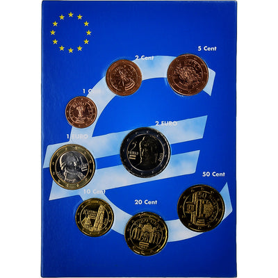 Autriche, 
            
               Set 1 ct. - 2 Euro, 
            
               euro set