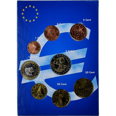 Slovénie, 
            
               Set 1 ct. - 2 Euro, 
            
               euro set