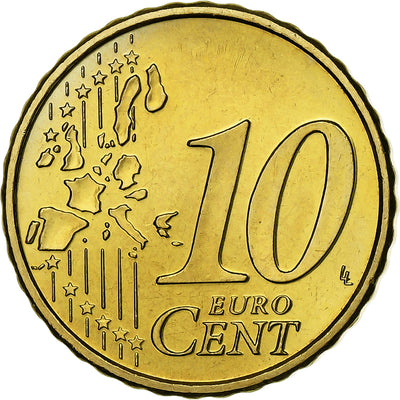 Autriche, 
            
               10 Euro Cent, 
            
               2002