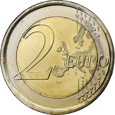 Espagne, 
            
               2 Euro, 
            
               Alhambra of Granada