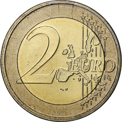 Luxembourg, 
            
               2 Euro, 
            
               Henri I Monogramme