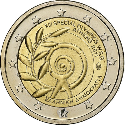 Grèce, 
            
               2 Euro, 
            
               Olympic Games