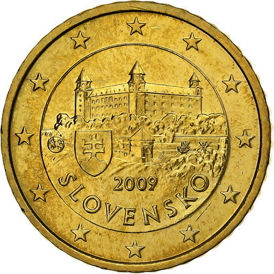 Slovaquie, 
            
               50 Euro Cent, 
            
               2009