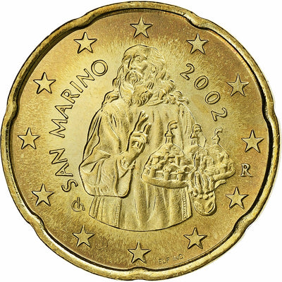 Saint Marin , 
            
               20 Euro Cent, 
            
               2002