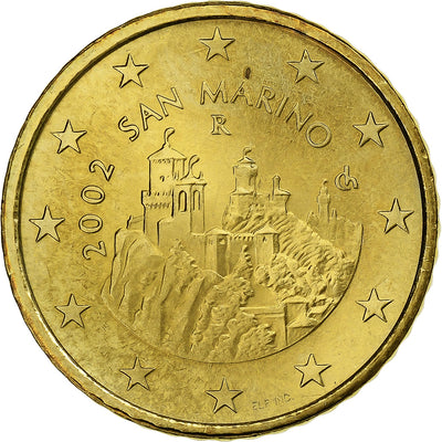 Saint Marin , 
            
               50 Euro Cent, 
            
               2002