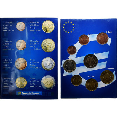 Irlande, 
            
               Set 1 ct. - 2 Euro, 
            
               2002