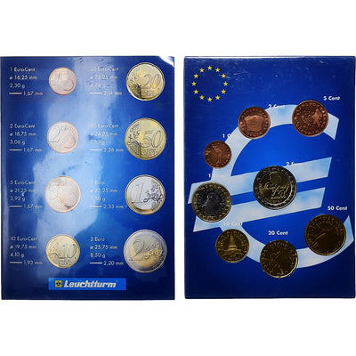 Slovénie, 
            
               Set 1 ct. - 2 Euro, 
            
               2002