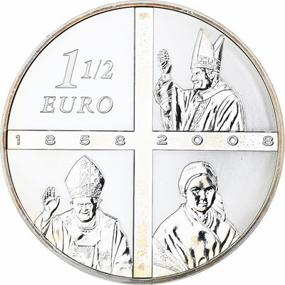 France, 
            
               1-1/2 Euro, 
            
               Lourdes