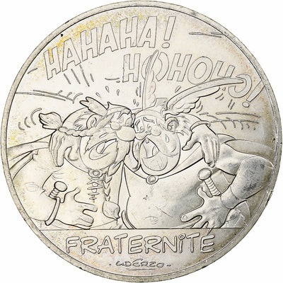 France, 
            
               10 Euro, 
            
               Fraternité Astérix chez les belges